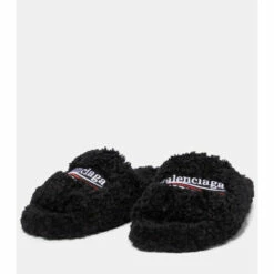Balenciaga Furry Faux Shearling Slides 8 Balenciaga Furry Faux Shearling Slides -Balenciaga Sportswear unnamed file 1039