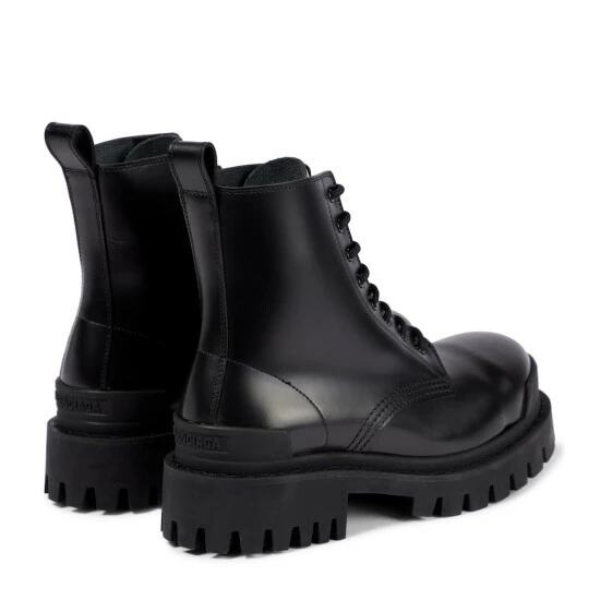Balenciaga Strike Leather Ankle Boots 2 Balenciaga Strike Leather Ankle Boots - Image 2