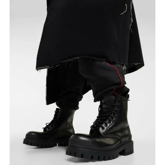 Balenciaga Strike Leather Ankle Boots 3 Balenciaga Strike Leather Ankle Boots - Image 3