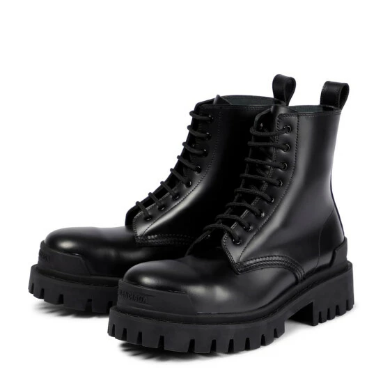 Balenciaga Strike Leather Ankle Boots 4 Balenciaga Strike Leather Ankle Boots - Image 4