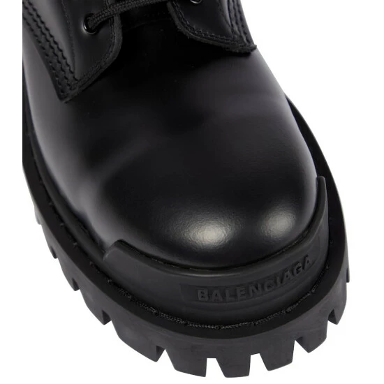 Balenciaga Strike Leather Ankle Boots 5 Balenciaga Strike Leather Ankle Boots - Image 5