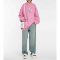 Balenciaga Rise Leather Platform Slides