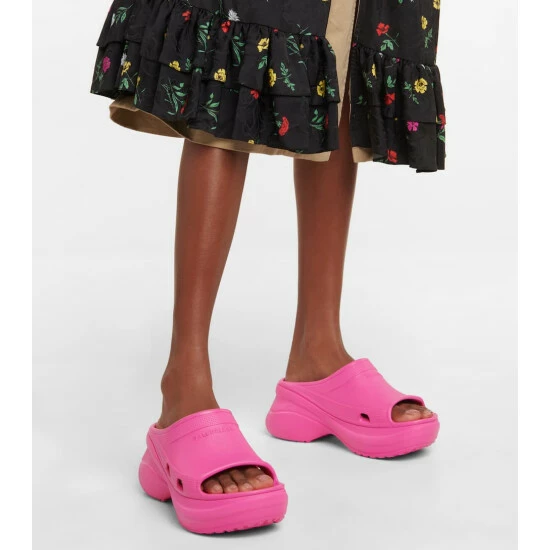 Balenciaga Pool Crocs™ Rubber Mules 3 Balenciaga Pool Crocs™ Rubber Mules - Image 3