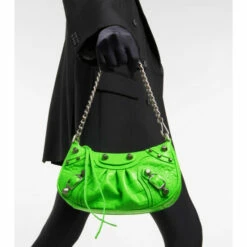 Balenciaga Le Cagole Mini Leather Shoulder Bag