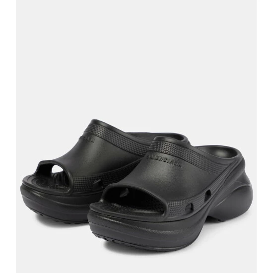 Balenciaga Pool Crocs™ Rubber Mules 4 Balenciaga Pool Crocs™ Rubber Mules - Image 4