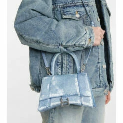 Balenciaga Hourglass Small Leather Tote