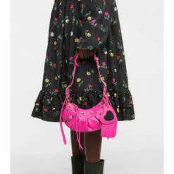 Balenciaga Le Cagole XS Leather Shoulder Bag