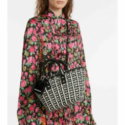 Balenciaga Bistro Basket XS Faux Leather Tote