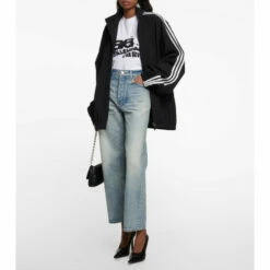 Balenciaga High-rise Wide-leg Jeans