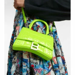 Balenciaga Hourglass XS Leather Crossbody Bag