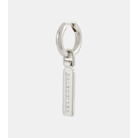Balenciaga Skate Tag Logo Drop Earrings 4 Balenciaga Skate Tag Logo Drop Earrings - Image 4