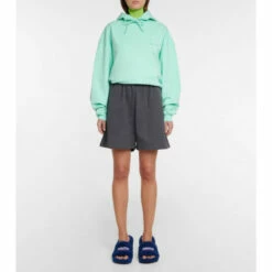 Balenciaga Political Campaign Cotton Jersey Shorts