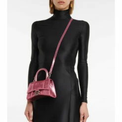 Balenciaga Hourglass XS Leather Crossbody Bag