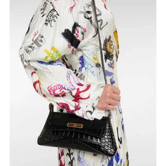 Balenciaga XX Flap Small Leather Shoulder Bag 1 Balenciaga XX Flap Small Leather Shoulder Bag