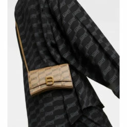Balenciaga Hourglass BB Monogram Wallet On Chain