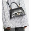 Balenciaga Hourglass Small Leather Crossbody Bag
