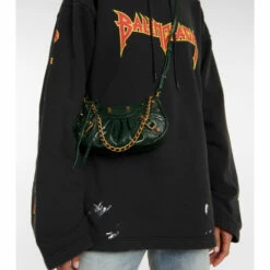 Balenciaga Le Cagole Mini Leather Shoulder Bag