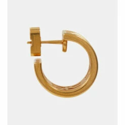Balenciaga BB Hoop Earrings
