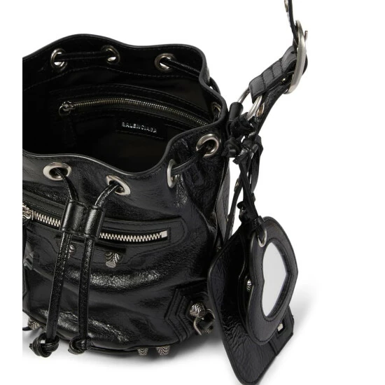 Balenciaga Le Cagole XS Leather Bucket Bag 2 Balenciaga Le Cagole XS Leather Bucket Bag - Image 2