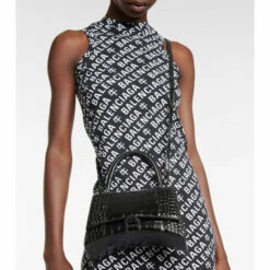 Balenciaga Hourglass Small Leather Shoulder Bag