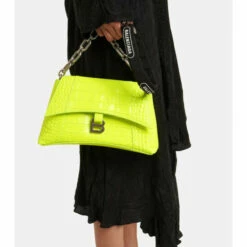 Balenciaga Downtown Small Leather Shoulder Bag