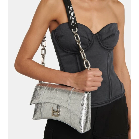 Balenciaga Downtown XS Metallic Leather Shoulder Bag 1 Balenciaga Downtown XS Metallic Leather Shoulder Bag