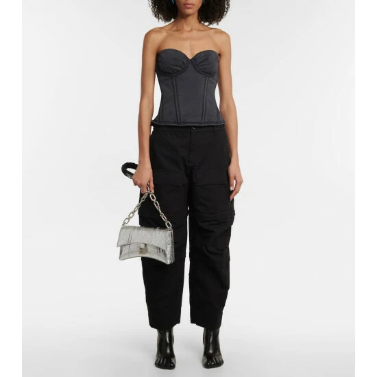 Balenciaga Downtown XS Metallic Leather Shoulder Bag 4 Balenciaga Downtown XS Metallic Leather Shoulder Bag - Image 4