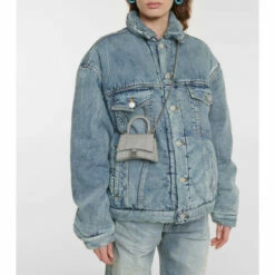 Balenciaga Hourglass Glitter Wallet On Chain