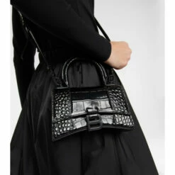 Balenciaga Hourglass XS Leather Crossbody Bag
