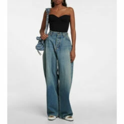 Balenciaga Cosy BB Croc-effect Leather Mules