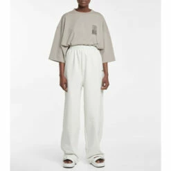 Balenciaga Logo Cotton Jersey Sweatpants