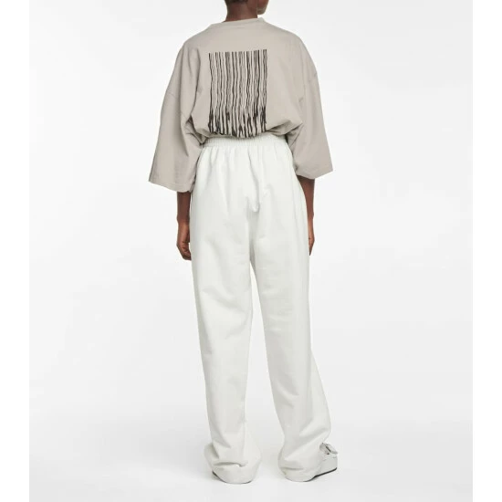 Balenciaga Logo Cotton Jersey Sweatpants 2 Balenciaga Logo Cotton Jersey Sweatpants - Image 2