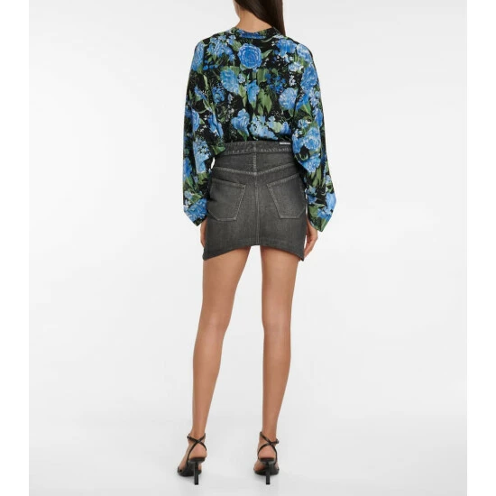 Balenciaga Denim Miniskirt 2 Balenciaga Denim Miniskirt - Image 2