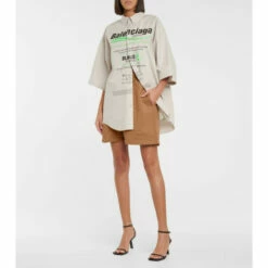 Balenciaga Cotton Jersey Shorts