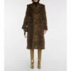 Balenciaga Leopard-print Faux Fur Coat