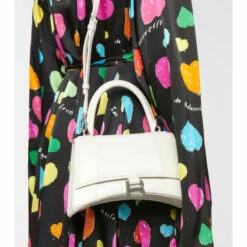 Balenciaga Hourglass Small Leather Shoulder Bag