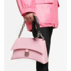 Balenciaga Downtown Small Leather Shoulder Bag