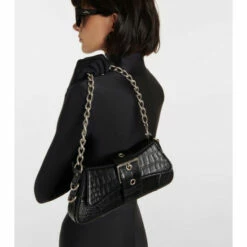 Balenciaga Lindsay Small Leather Shoulder Bag