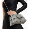 Balenciaga Hourglass XS Embellished Crossbody Bag