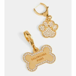 Balenciaga Puppy Embellished Earrings -Balenciaga Sportswear unnamed file 1663