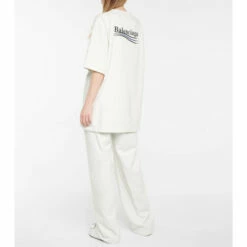 Balenciaga Logo Cotton T-shirt