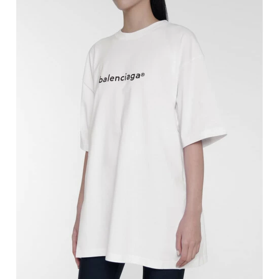 Balenciaga Logo Cotton T-shirt 3 Balenciaga Logo Cotton T-shirt - Image 3