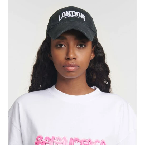 Balenciaga Cities Denim Baseball Cap 1 Balenciaga Cities Denim Baseball Cap