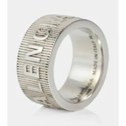 Balenciaga Logo Sterling Silver Ring -Balenciaga Sportswear unnamed file 1798