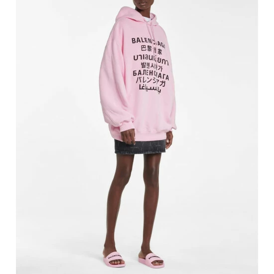 Balenciaga Logo Rubber Slides 1 Balenciaga Logo Rubber Slides