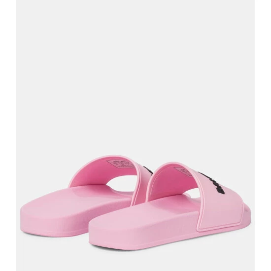 Balenciaga Logo Rubber Slides 2 Balenciaga Logo Rubber Slides - Image 2