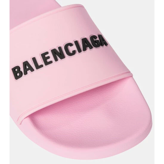 Balenciaga Logo Rubber Slides 5 Balenciaga Logo Rubber Slides - Image 5