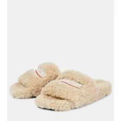 Balenciaga Furry Faux Shearling Slides -Balenciaga Sportswear unnamed file 1826