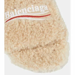 Balenciaga Furry Faux Shearling Slides -Balenciaga Sportswear unnamed file 1827