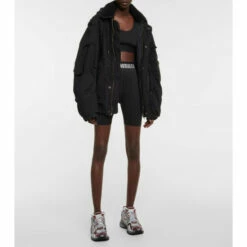 Balenciaga Logo Biker Shorts